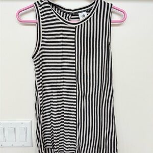 CAbi Monochrome Striped Top
